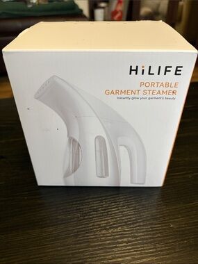 White Portable Garment Steamer
